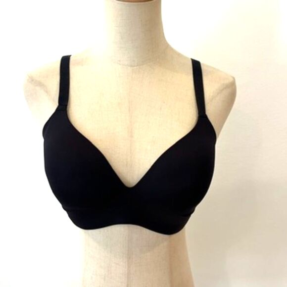 Knix WingWoman Contour Bra Size 4 Black Wireless T-Shirt Bra - Picture 2 of 10